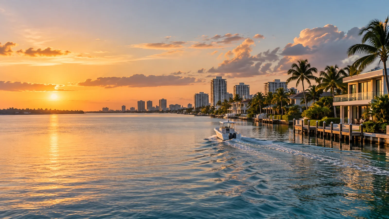 Original city-inspired scene for the Fort Lauderdale web design and app development guide