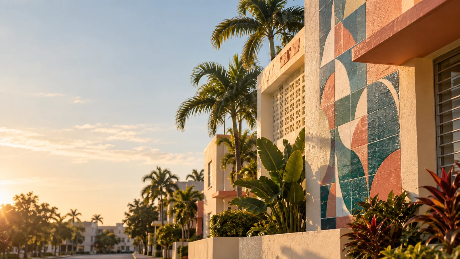 Original city-inspired scene for the Hialeah web design and app development guide