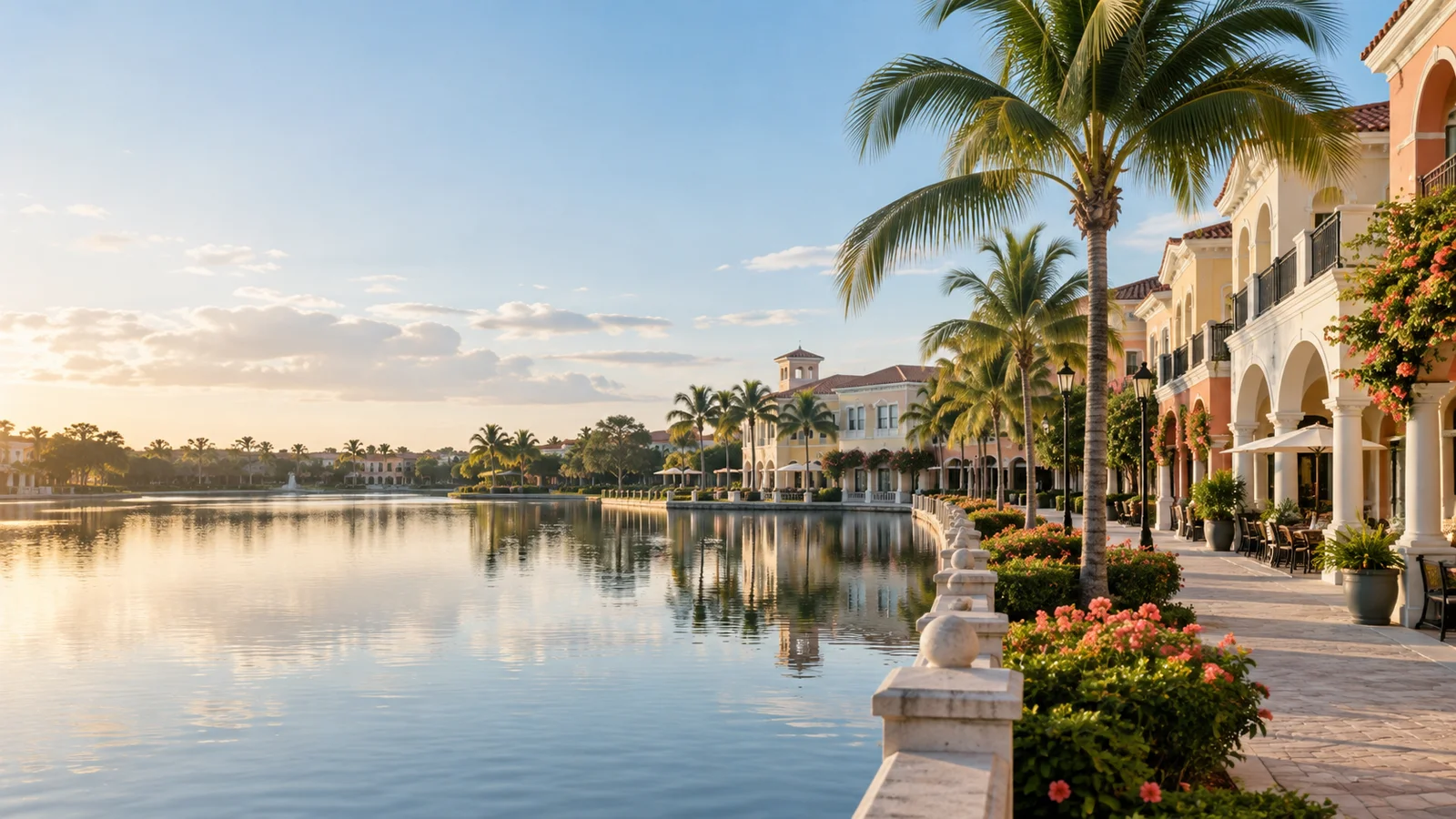 Original city-inspired scene for the Miami Lakes web design and app development guide