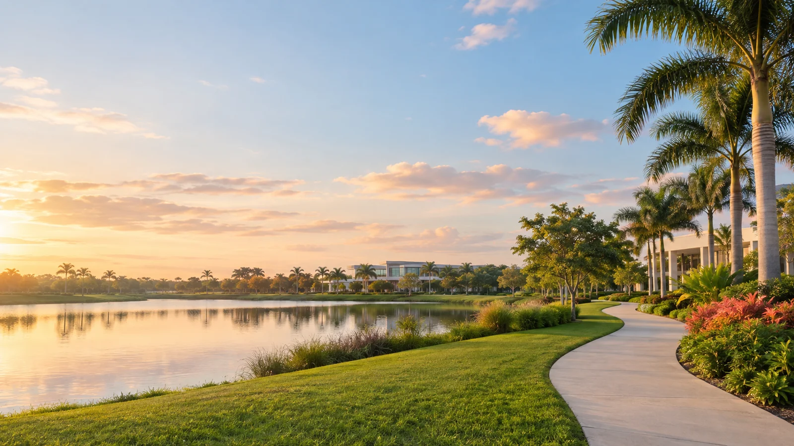 Original city-inspired scene for the Pembroke Pines web design and app development guide