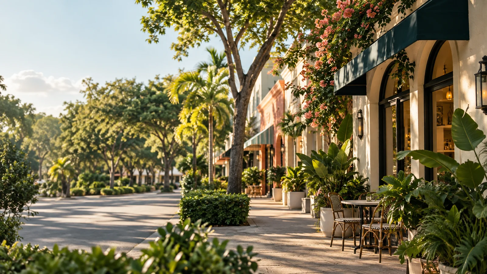 Original city-inspired scene for the South Miami web design and app development guide