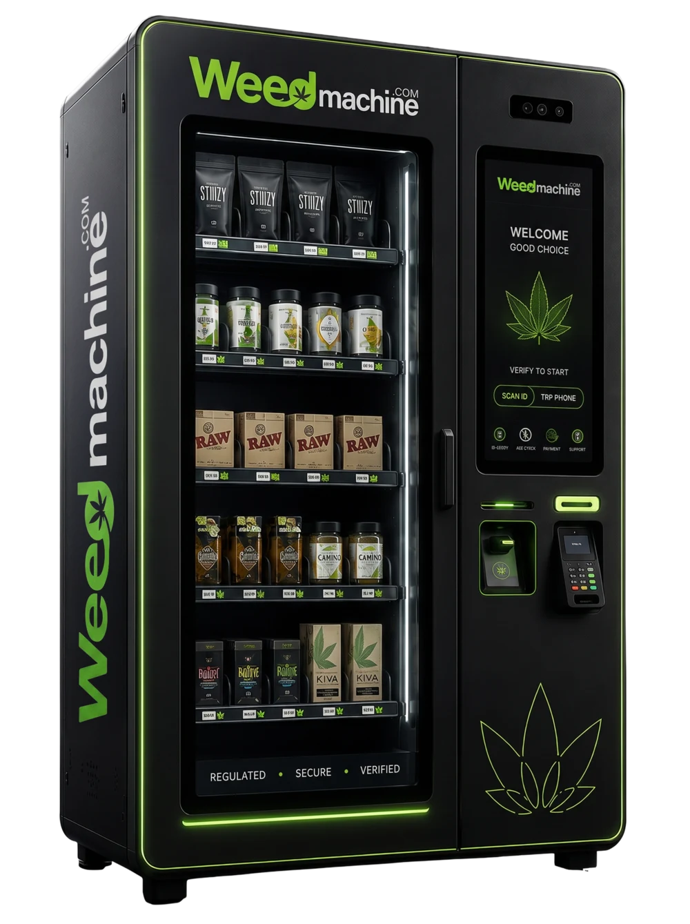 WeedMachine smart dispensing unit